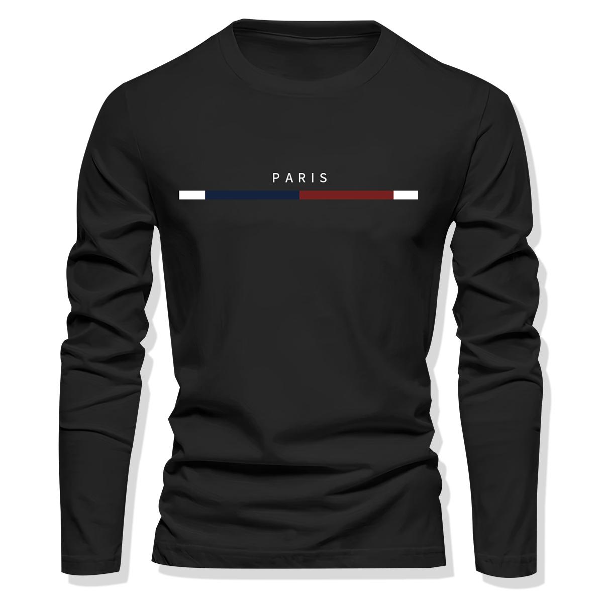 3pcs Long Sleeve T-Shirt Sweatshirt Fitness Training Quick-Dry Clothing Comfortable Breathable Daily Casual Wear Fashion Homewear Outdoor Recreation Long Sleeve Top, Menswear Streetwear Bestie Winter Outfits Men