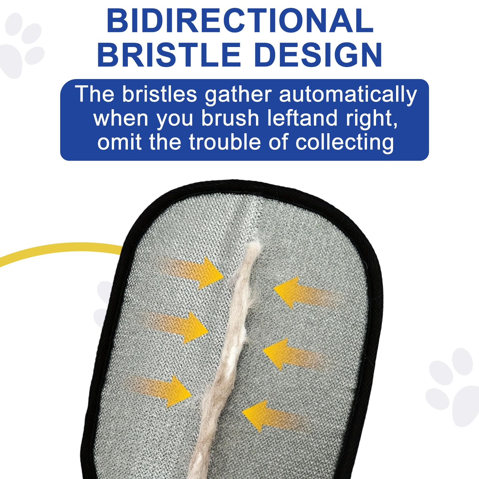 Reusable Electrostatic Pet Hair Removal Gloves – Double-Sided Grooming Mitt for Cats & Dogs | Gentle Deshedding Glove for Furniture, Clothes, Car, Carpet & Bedding (No Battery Needed)