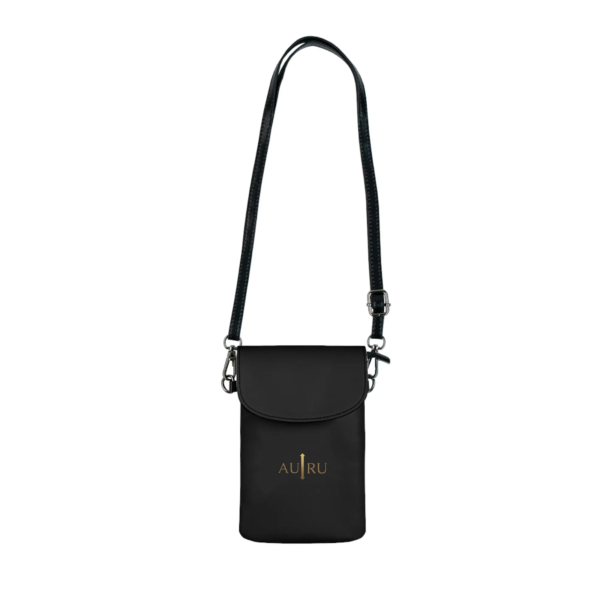 Leather Crossbody Phone Wallet – Small Sling Purse with Card Pocket-AURU