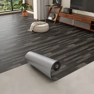 Peel and Stick Floor Tile Realistic Wood Grain Self-Adhesive Waterproof Non-Slip Removable No Residue Renter Friendly Vinyl Flooring for Kitchen Bathroom Living Room Bedroom House Renovation