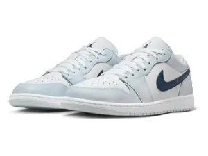 Nike Air Jordan 1 Low Squadron Blue White 553558-400 Men’s Shoes NEW