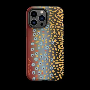 Brook Trout Pattern Phone Case, Vintage Phone Cover, Trendy Case For iphone 17 pro case 16 max plus air 15 14 13 & For Samsung Galaxy S25 S24 Ultra Galaxy A15 A16 5G