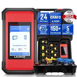 LAUNCH X431 SmartLink C Heavy-Duty Automotive Diagnostic Tool - 8GB RAM, Bluetooth, Wi-Fi, Coding, Full OBDII Diagnostics, CANFD & DOIP Support, Compatible with X431 PRO3S+, PRO5 Series for Cummins, Bosch, Isuzu Trucks & Commercial Vehicles