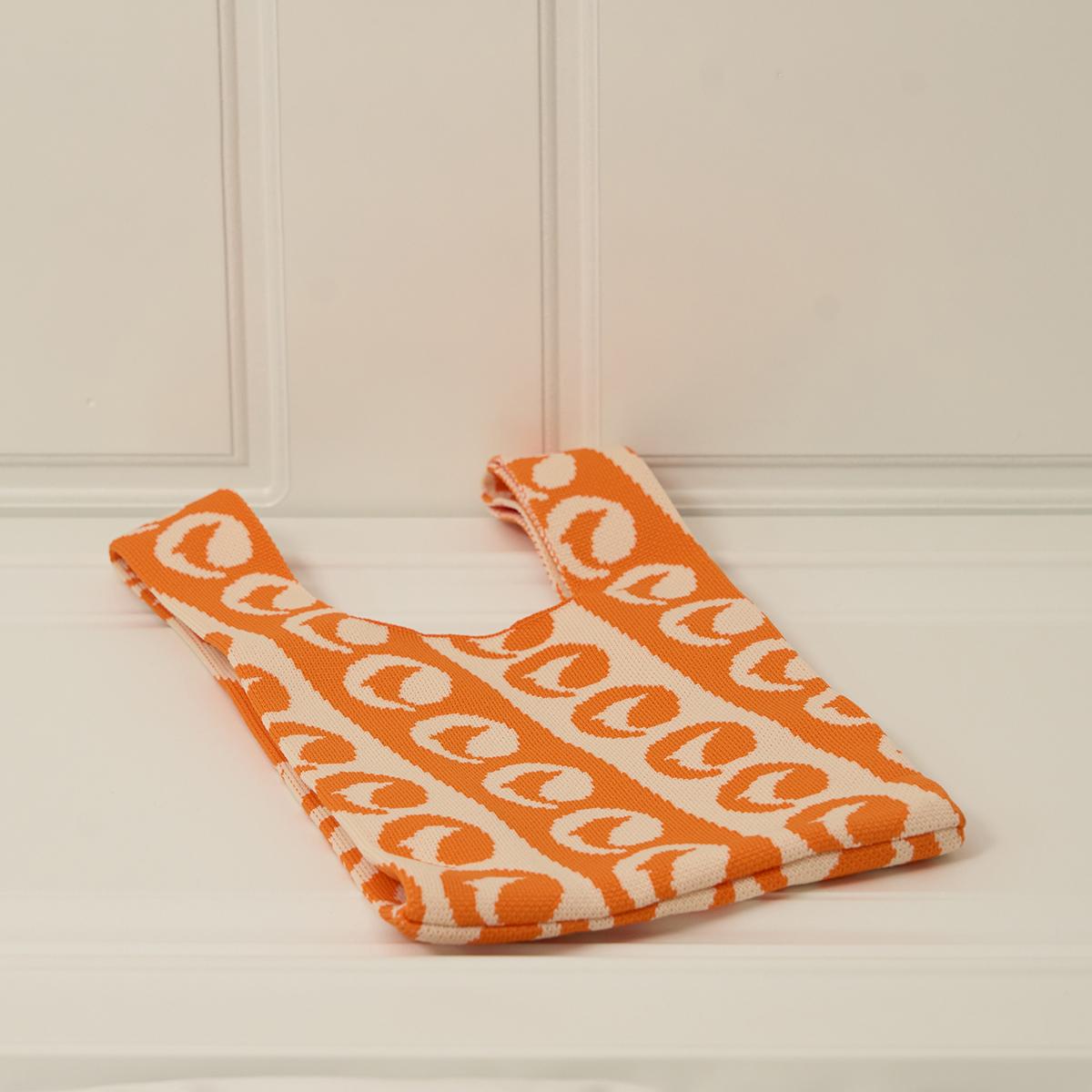 OQQ Women’s Handbag Shopping Tote Bag – Casual  Dolphin Logo Pattern Handbag