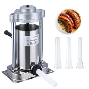 2 L Vertical Manual Sausage Stuffer, 304 Stainless Steel
