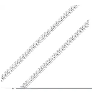 Solid 925 Sterling Silver Miami Cuban Link Chain Necklace 7mm, 24 in Made in Italy, Unisex, All Ages