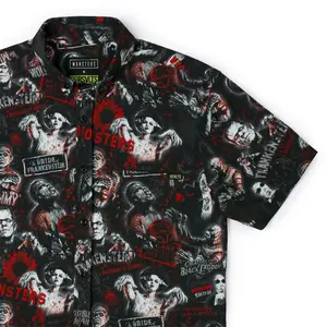 Universal Monsters "Now Slaying" – KUNUFLEX Short Sleeve Shirt