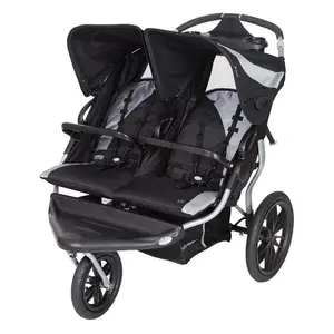 Baby Trend® Navigator® Europa Lite Double Jogger w/ Ratcheting Shade Canopy Baby Trend® Navigator® Europa Lite Double Jogger w/ Ratcheting Shade Canopy