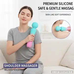 2026 New High-Quality Massager Muscle Relaxation Massage Gun Intelligent Massager Shoulder Neck Massager Cervical Heat Therapy Home Use Cervical Massager Mini Electric Silicone Scalp and Body Massager New Multifunctional Massager Holiday Gift