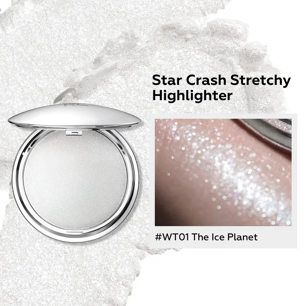 Focallure Highlighter Sparkle Gel-To-Powder, Waterproof & Long-Lasting, Face & Body Glow 14g#backtoschool
