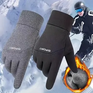 Winter Touchscreen Gloves - Windproof, Waterproof, Thermal Fleece Lined for Cycling & Driving |   Unisex Outdoor Sports Gloves |   Ideal Valentine's Day Gift