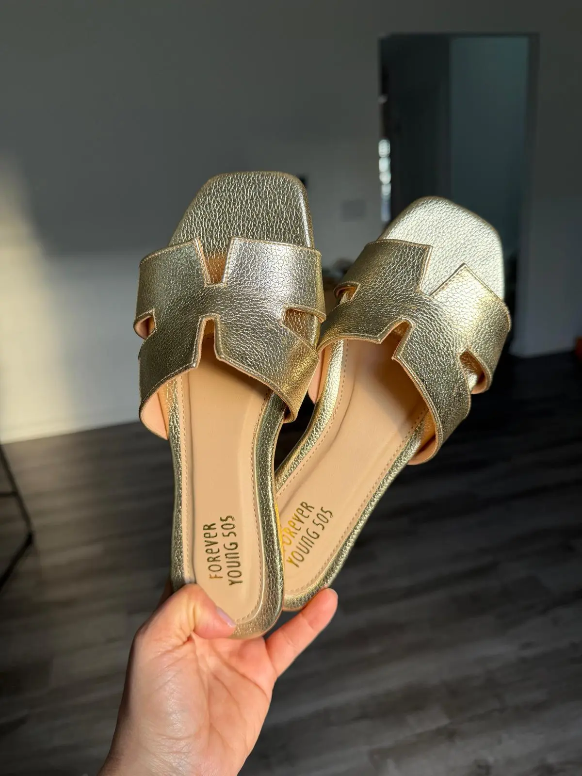 gold tory burch sandals - TikTok Shop