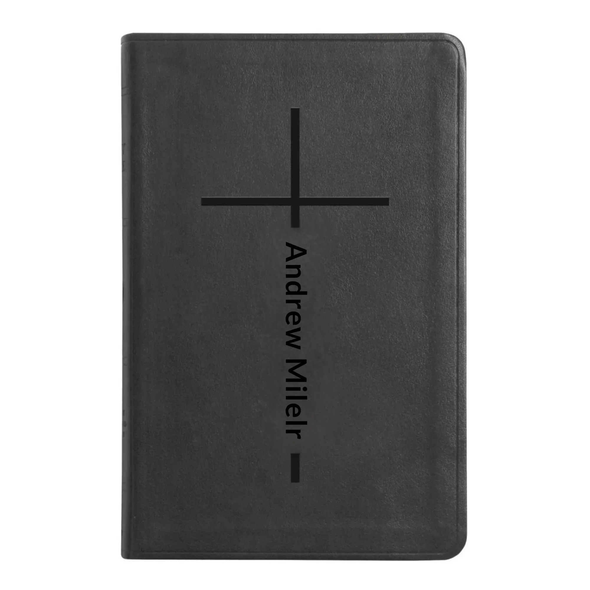 Custom ESV Black Standard Size Thinline Holy Bible Large Print | Christian Cross - Tiktok