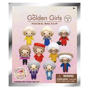 Golden Girls 3D Foam Bag Clip Series 6 Blind Bag