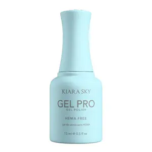 Kiara Sky Gel Pro - Tiffany Blues HEMA-Free + TPO Free Nail Gel Polish | Intense Pigmentation, Long-Lasting Wear | Finish: Cream 15ml