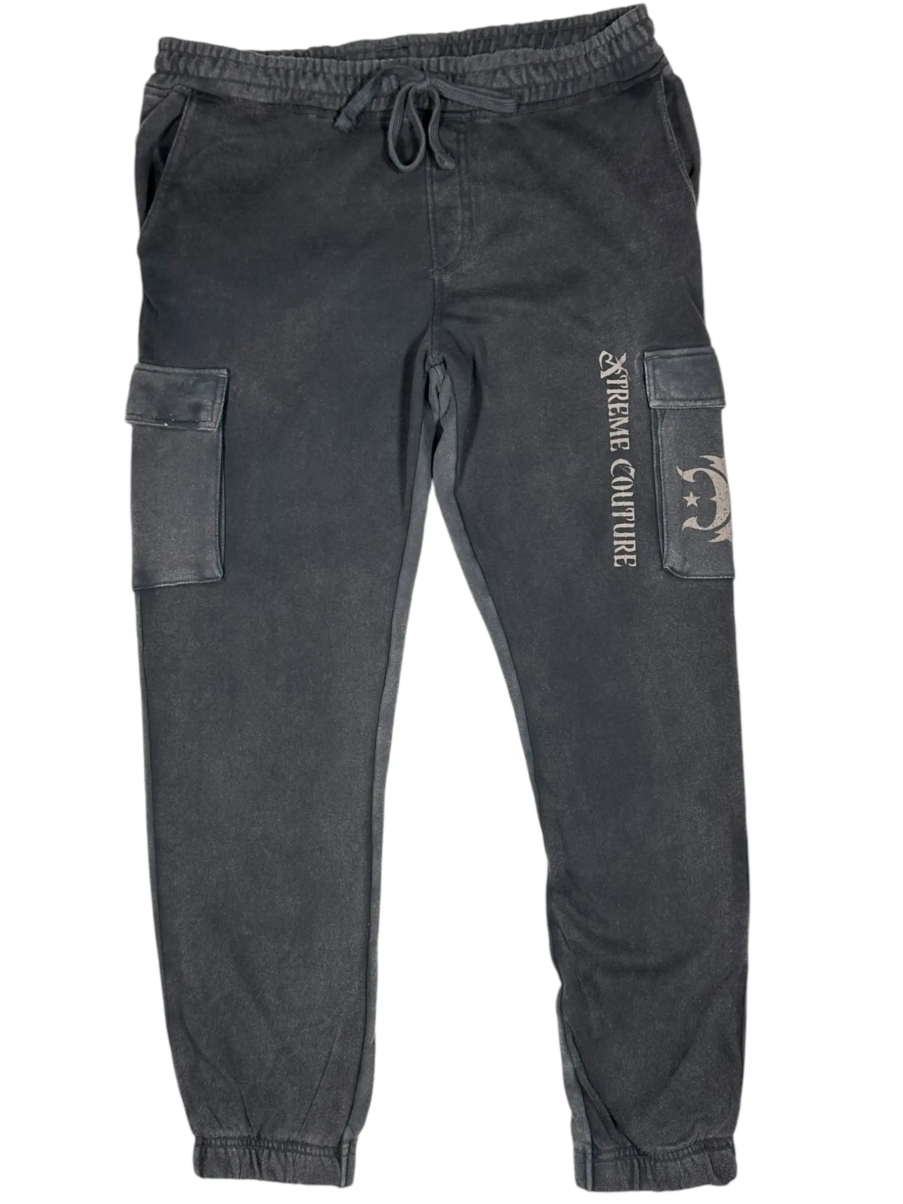Xtreme Couture by Affliction Men's Faded Iron Graphic Joggers, Soft Cotton Blend All Seasons Sweatpants