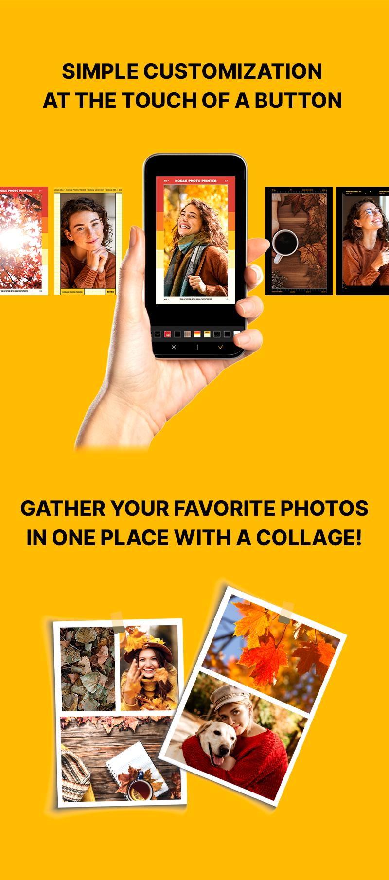 Kodak Mini 2 Retro 4PASS Portable Photo Printer – Easy Bluetooth Connection & 30 Sheets Bundle