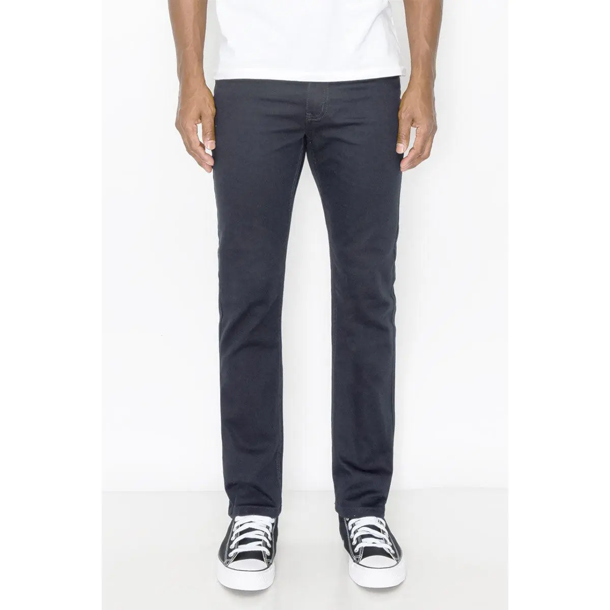 VICTORIOUS Men's Slim Fit Colored Jeans - Casual Below-Waist 5-Pocket Pants in a Cotton Spandex Comfort Stretch Blend, Relaxed Fit, Fashion Jean Bottoms, Classic Denim Jeans