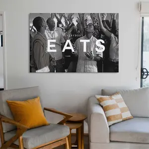 Paid in Full Everybody Eats Poster Movie Poster Cult Classic Film Wall Art Hype beast Wall Art for Bathroom, Restroom, Nursery,Kids Room
