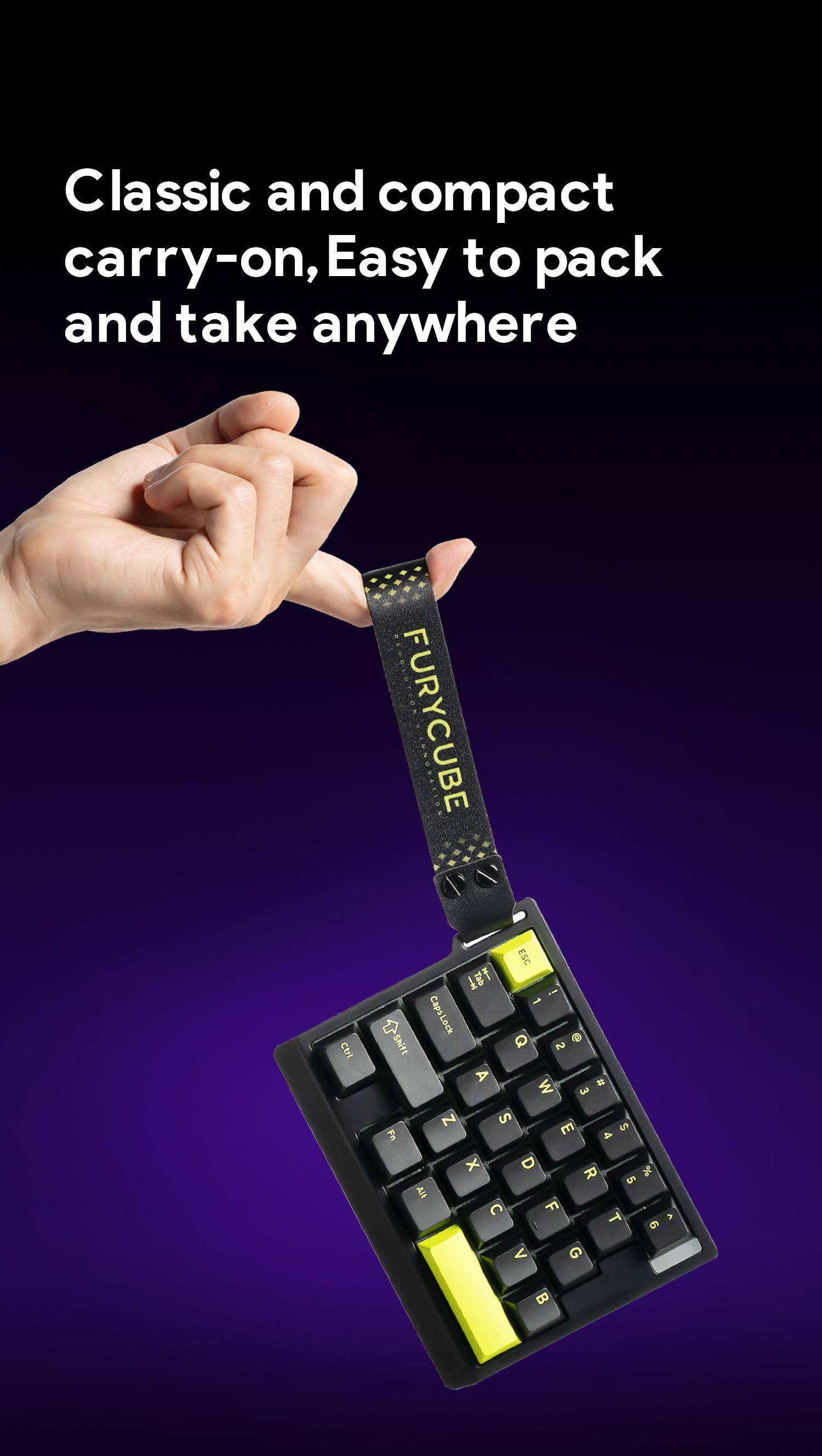 【New】FURYCUBE M30 HE Wired Magnetic Switch Gaming Keyboard,30% layout,RT 0.01,Extreme Response,RGB Backlit,Wired Connection,Wed Driver,8K Returns,E-Sport Gaming Accessories PC Accessories,FPS,Giftguide