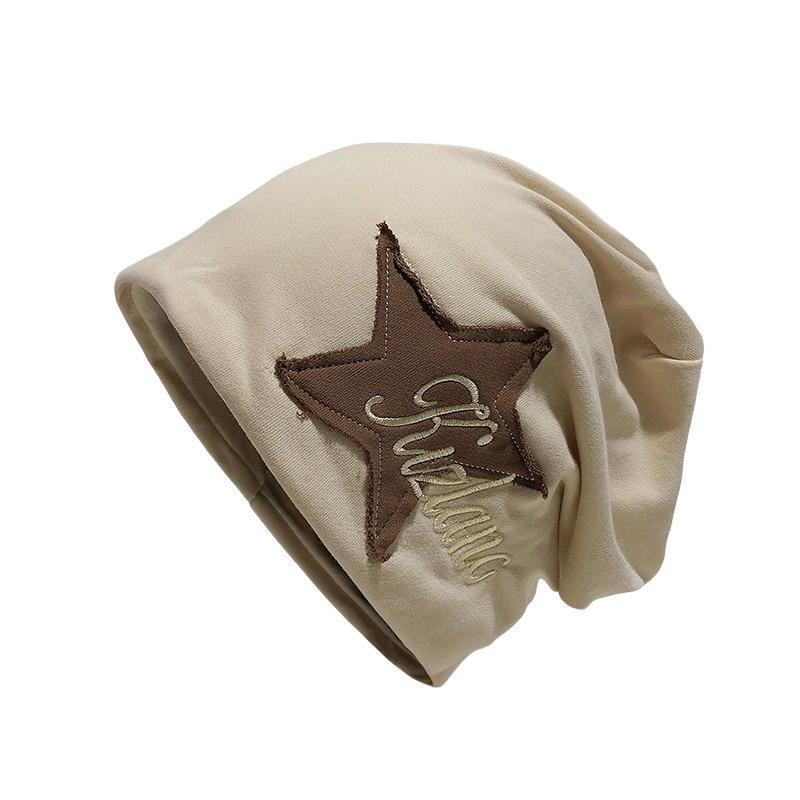 Trendy Y2K Slouch Hat Star Beanie Hat Grunge Accessories Winter Warm Cap Retro Design Knit Beanie for Women Men Valentine‘s gift