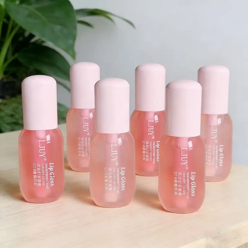 2-Pcs Natural Lip Care Cosmetics Set - Moisturizer, Hydrating Balm, Lipgloss, Lip Oil, Gentle Conditioner | Daily Softening, Hydrate, Back-to-School Gift for Personal Use