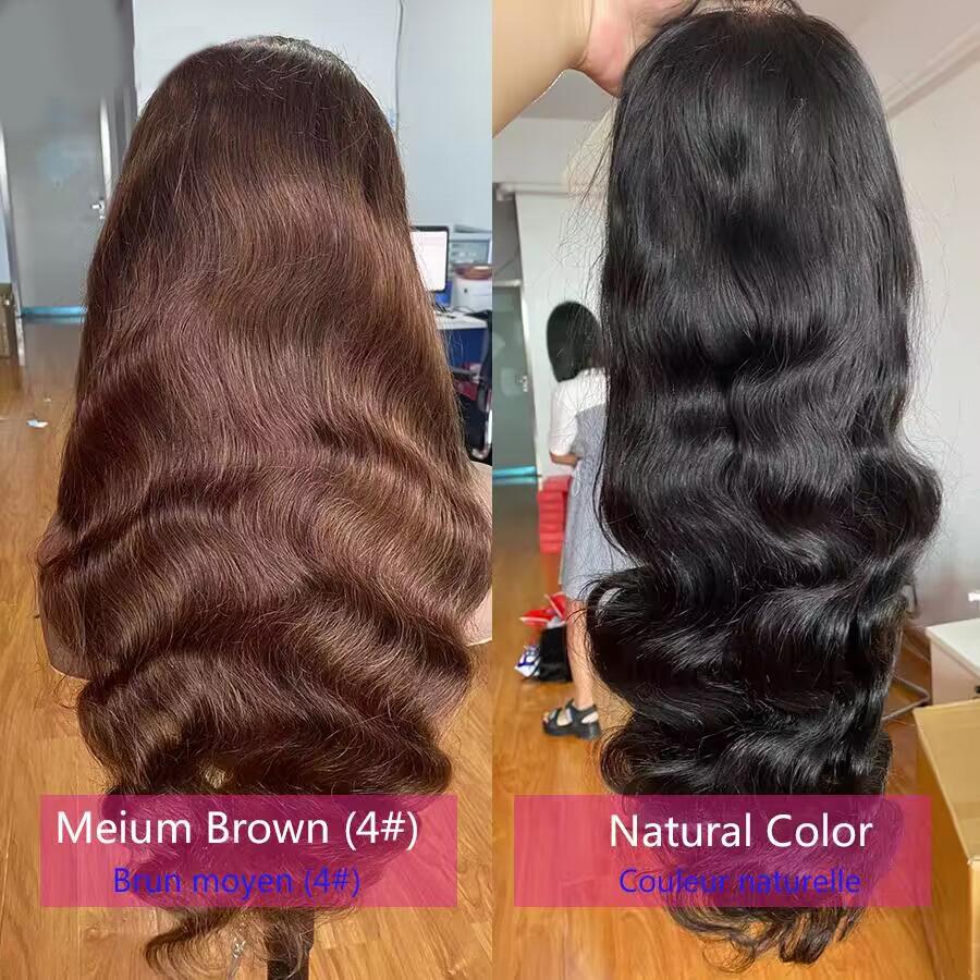 Body Wave Chocolate Brown Lace Front Human Hair Wigs For Women 13x4 13x6 Hd Lace Frontal Wig Brazilian Human Hair Wig Ready To Wear 5x5 Glueless Wavy Brown Closure Hair Wig TikTokShopBlackFriday