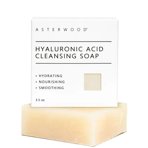 Hyaluronic Acid Cleansing Face Soap | Hydrating, Plumping & Collagen-Boosting Facial Bar | Gentle Moisturizing Cleanser for All Skin Types | Fragrance-Free