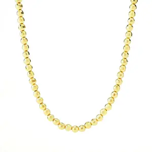 ShopHQ Italian-Made Plated Adjustable Beaded Necklace