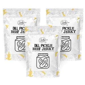 Dill Pickle Beef Jerky 3 Pack - Limited Edition