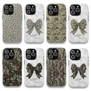 Camouflage iPhone Case With Bow – Super Hot Camo Style 2025 for iPhone 17 16 15 14 13 12 11