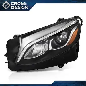 CROSSDESIGN LED Headlight w/o AFS Fit For 2016-2019 Mercedes Benz GLC Left Driver Side