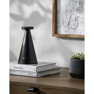 Livabliss Nevis Modern Accent Table Lamp, 8"H x 4"W x 4"D