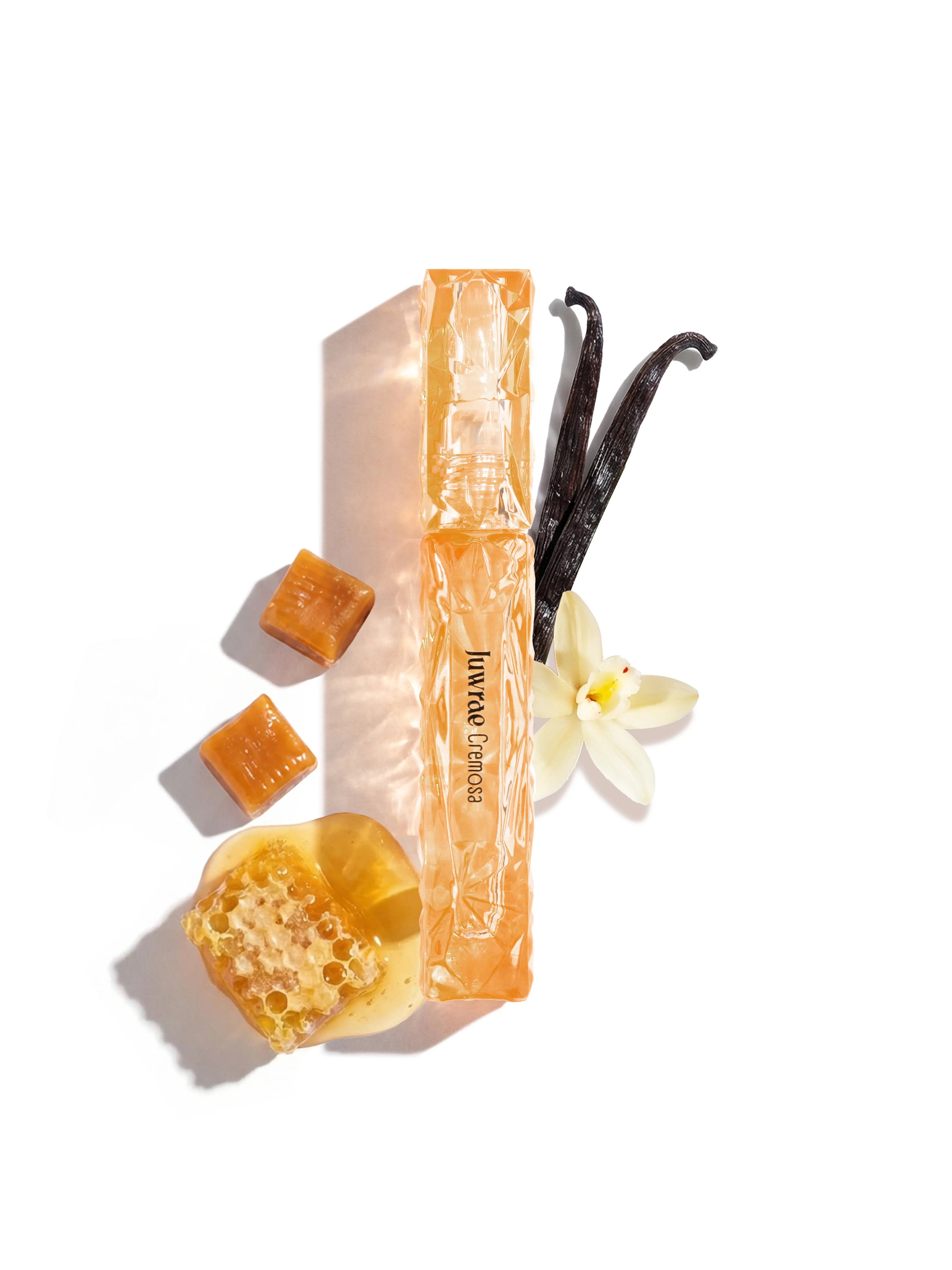 Juwrae Cremosa Luxury Women's Perfume Oil Roll-on, 7 ml/0.24 fl oz, Travel-Friendly, Long-Lasting Velvety Sweetness Scent for Everyday Wear