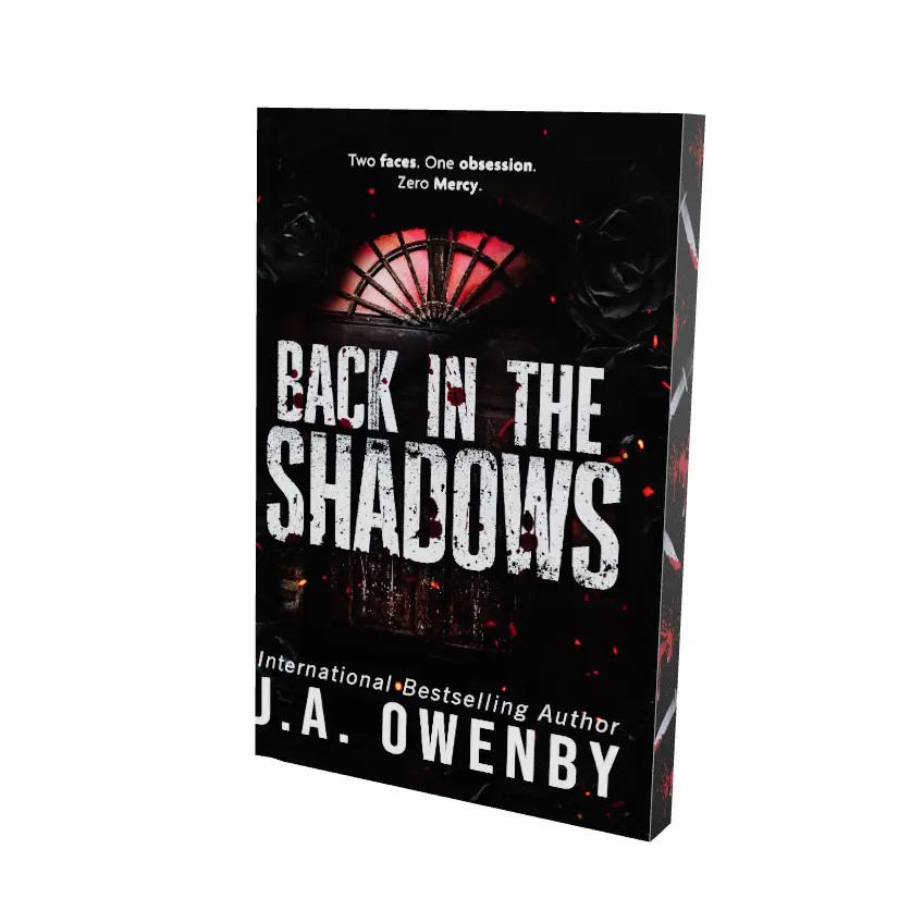 Sprayed Edges Paperback Book Back In the Shadows Special Edition