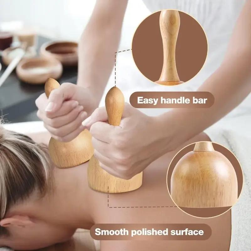 Wooden Massage Tool Set – 6 Counts Manual Massage Tools – For Body & Face Sculpting – Muscle Relaxation & Stretching – Home, Sports, Outdoor Gua Sha Tool Set – Scalp Massager – Back Massager – Foot Massager & Dealsforyoudays & Manual Massage Tools