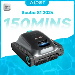 AIPER Scuba S1 Cordless Robotic Cleaner, Smart Navigation for Inground Pools up to 1,600 Sq.ft, Wall and Waterline Cleaning Vacuum #dealsforyoudays
