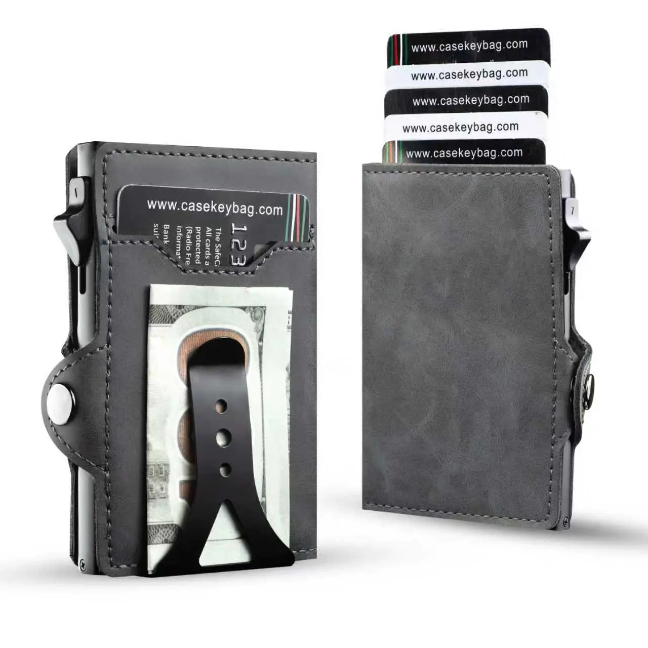 Christmas gifts,personalized wallet,Wallet for Men, Wallets Women,leather card wallet,vintage wallet,mens wallet gift,Everyday Purse, Mens Minimalist Wallet 7-10 Cards,RFID Blocking Smart Wallet with ID Window