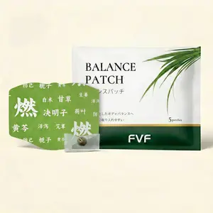 FVF Balance Patch - 5 Patches for Natural Relief and Energy Boost - Japanese Herbal Formula - Made in Japan