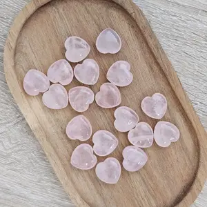 Rose Quartz Heart Carving