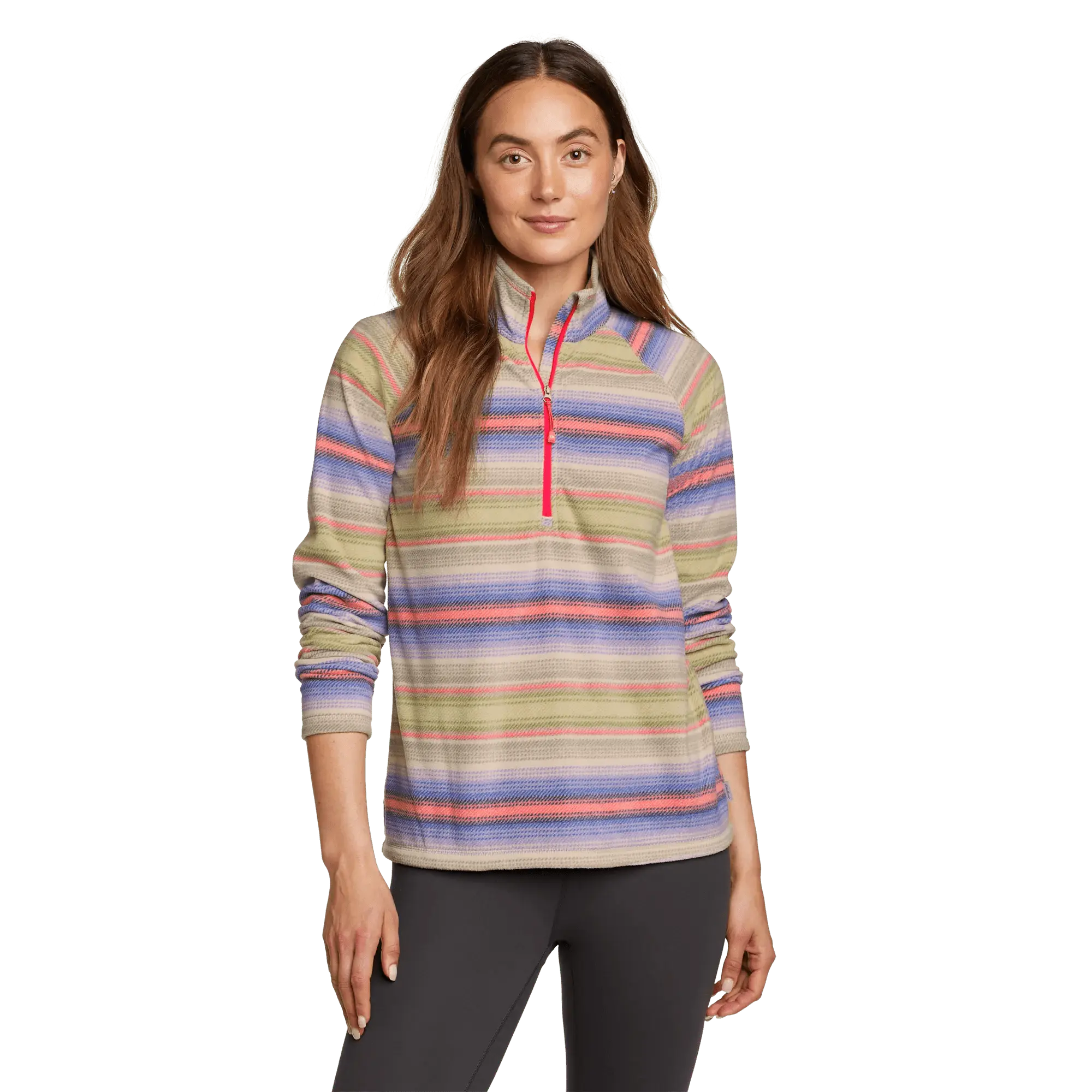 Eddie Bauer Women's Quest Fleece 1/4-Zip Pullover Soft Fleece Everyday Wear