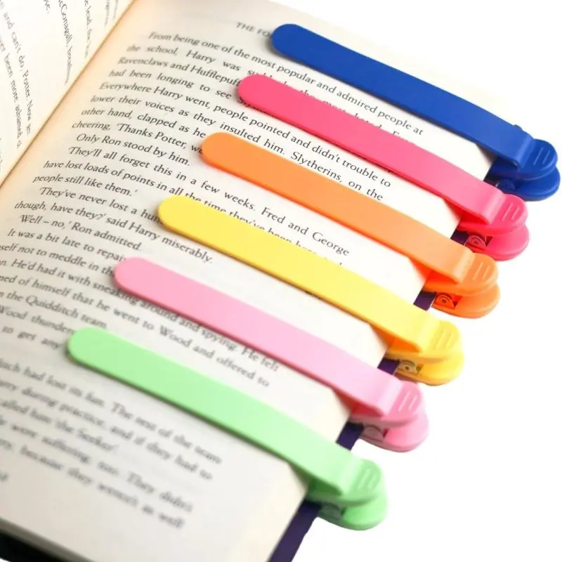 3Pcs Automatic Bookmark, Silicone Smart Book Marks for Reading Women, Men, Kids,Cute Unique Book Markers Bookmark Clip Reading Accessories Gifts for Book Lovers