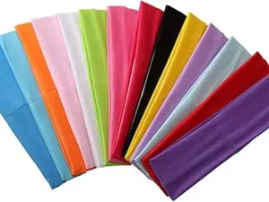 14pcs Mixed Yoga Sports Headbands for Women - Soft Elastic Stretch Girls Athletic Headbands