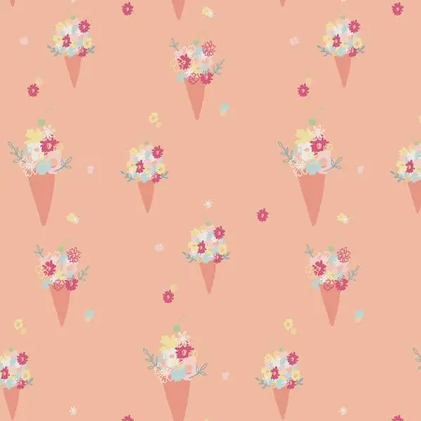 Art Gallery Fabrics Daydream - Blooming Ice Cream