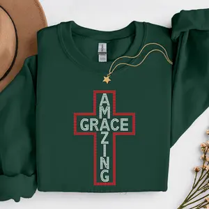 Amazing Grace Rhinestone Transfer