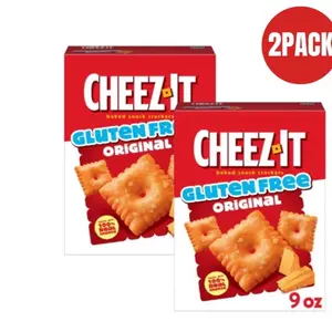 Cheez-It Original Baked Snack Crackers, Gluten Free, 9 oz Boxes, 2 Pack