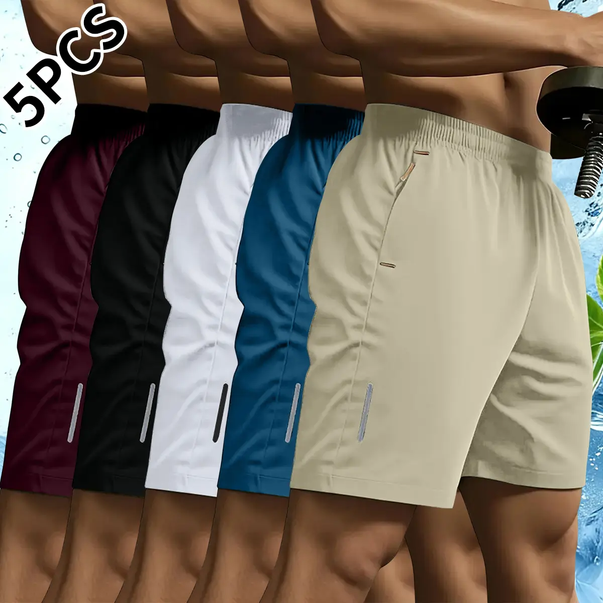 Men’s athletic shorts—the stylish, casual choice for running and fitness; breathable and quick-drying, perfect for the beach and outdoor activities.,summerwins