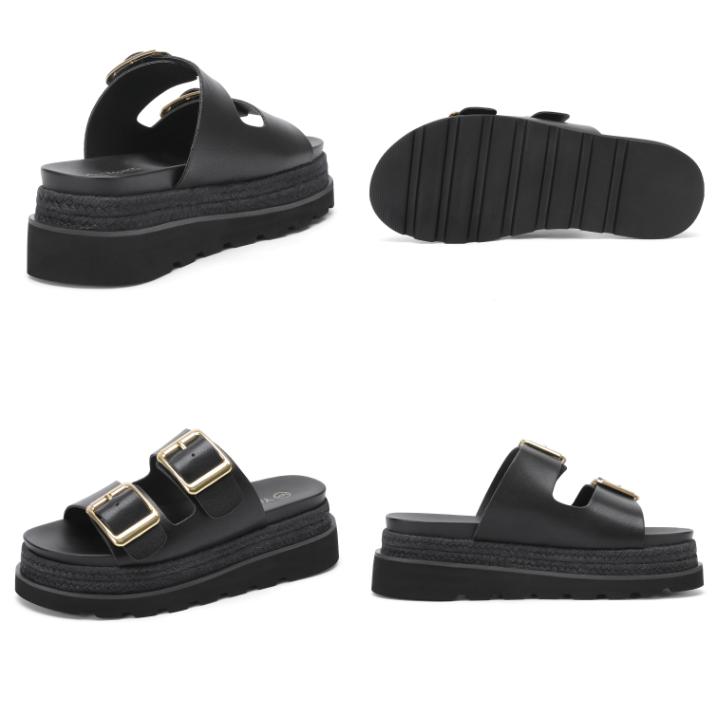 Women's Buckle Strap Sandals Open Toe Flatform Sandals with Adjustable Dual-Strap Summer Espadrille Platform Comfortable Non-Slip Outsole Women's Buckle Strap Sandals Open Toe Flatform Sandals with Adjustable Dual-Strap Summer Espadrille Platform Comfortable Non-Slip Outsole