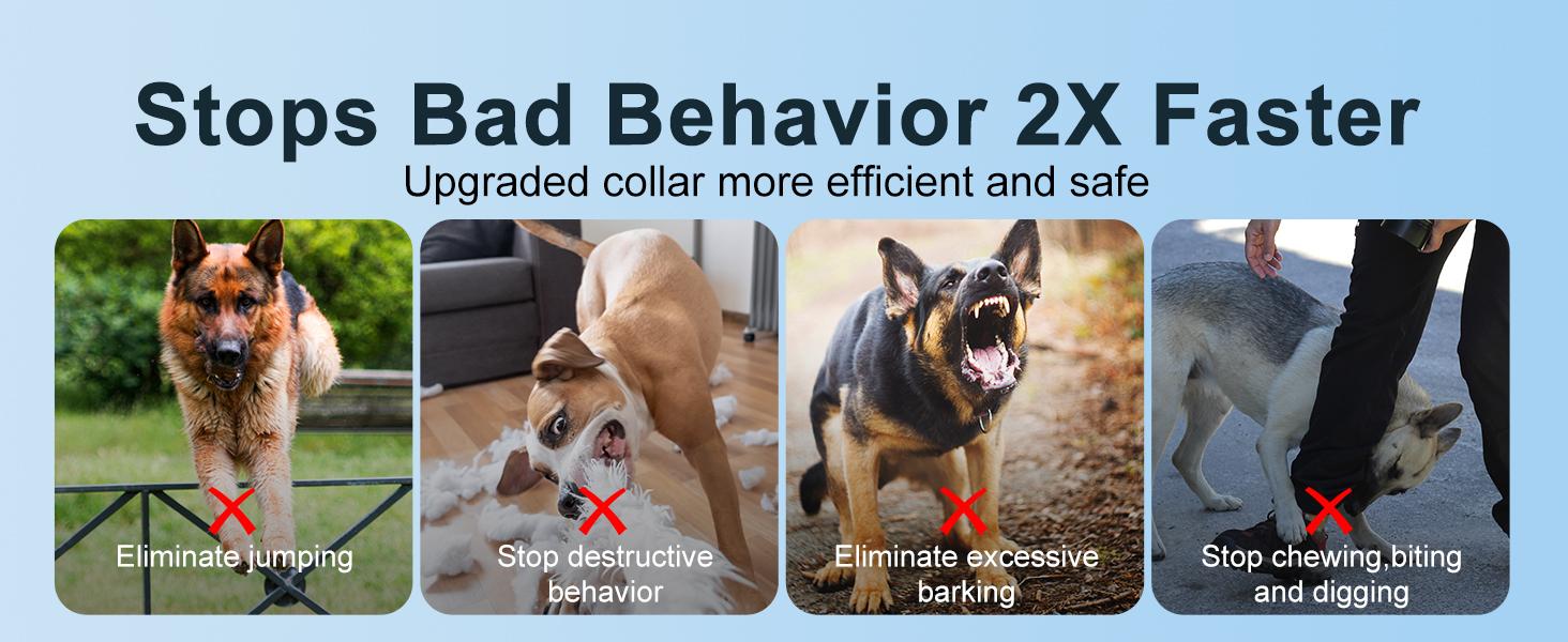 Jugbow Dog Training Collar - 4500FT Dog Shock Collar with Remote, 4 Training Modes, Security Lock, IPX8 Waterproof, Rechargeable e-Collar for All Breeds Barking Collar Pet Products DT61