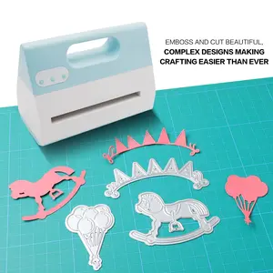Electric Die Cut Machine for Starter Kit, 9 inch Opening Electric Embossing Machine for Art & Craft, Cardmaking, Scrapbooking, Fabric